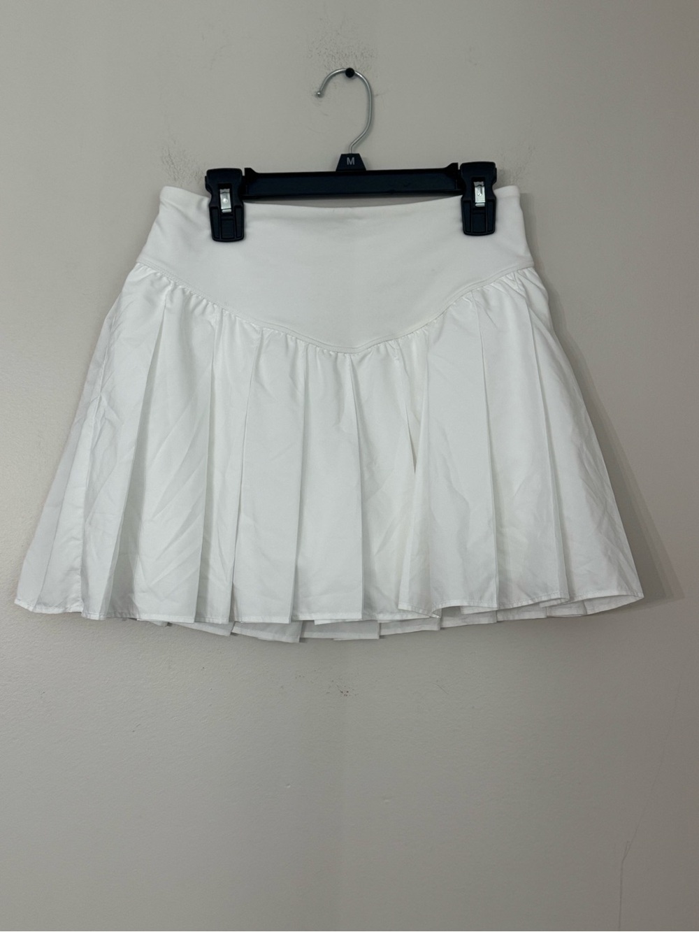 FP Movement by Free People White Pleated Skater Skirt